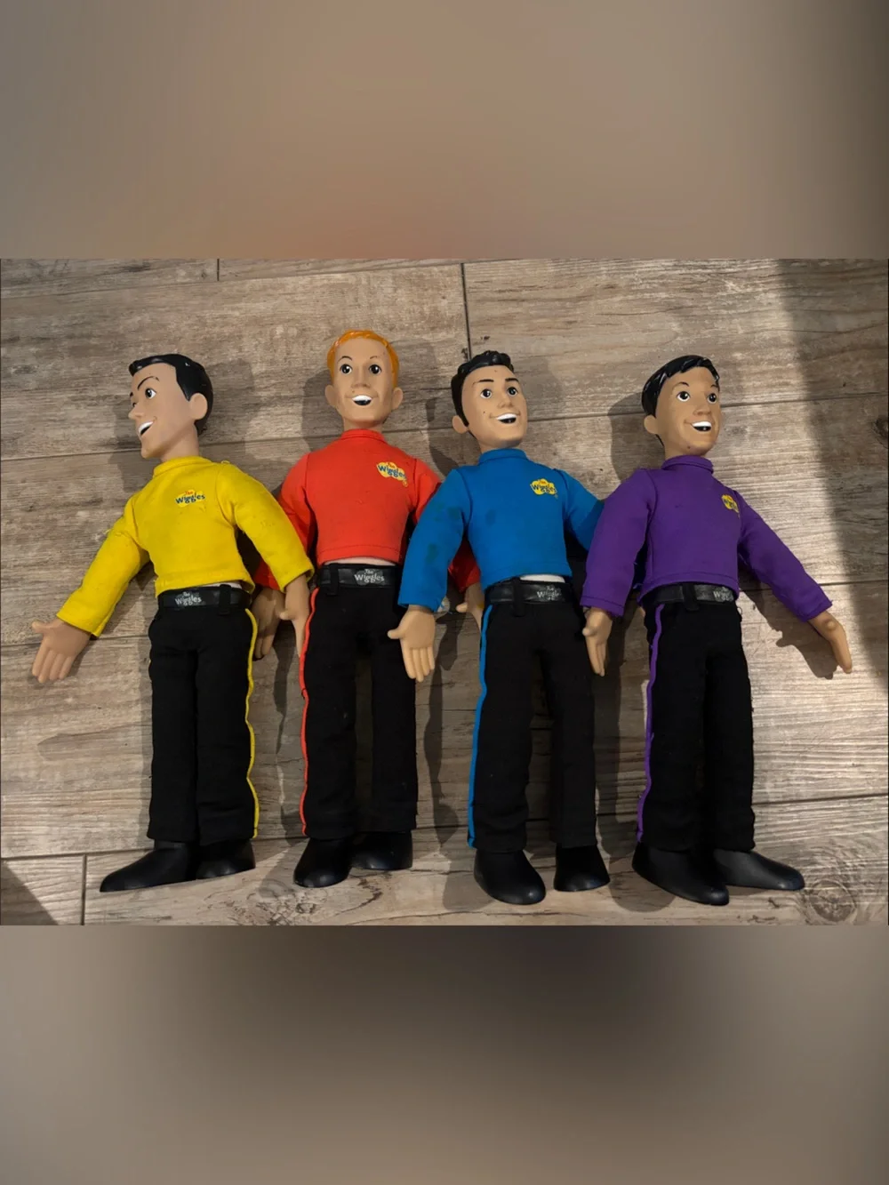 Wiggles Greg, Anthony Murray, Jeff,  15” Singing Dolls 2003 Singing Works